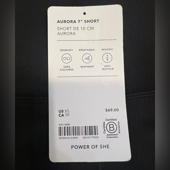 Athleta biker shorts black. NEW with/without tags - Picture 2 of 4